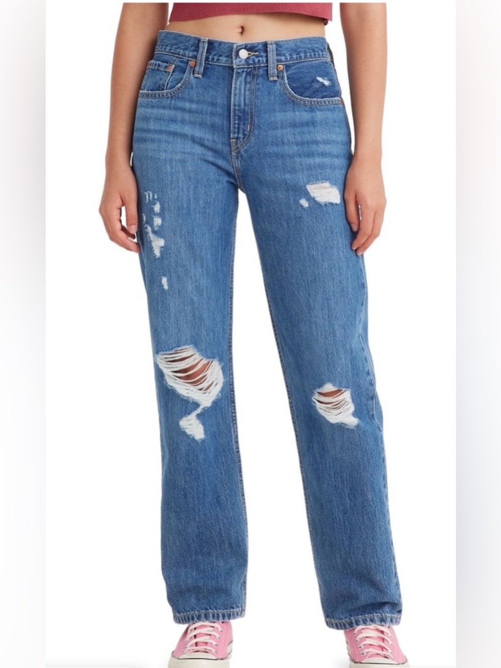Levi's Women's Low Pro Relaxed Fit Straight Leg Jeans